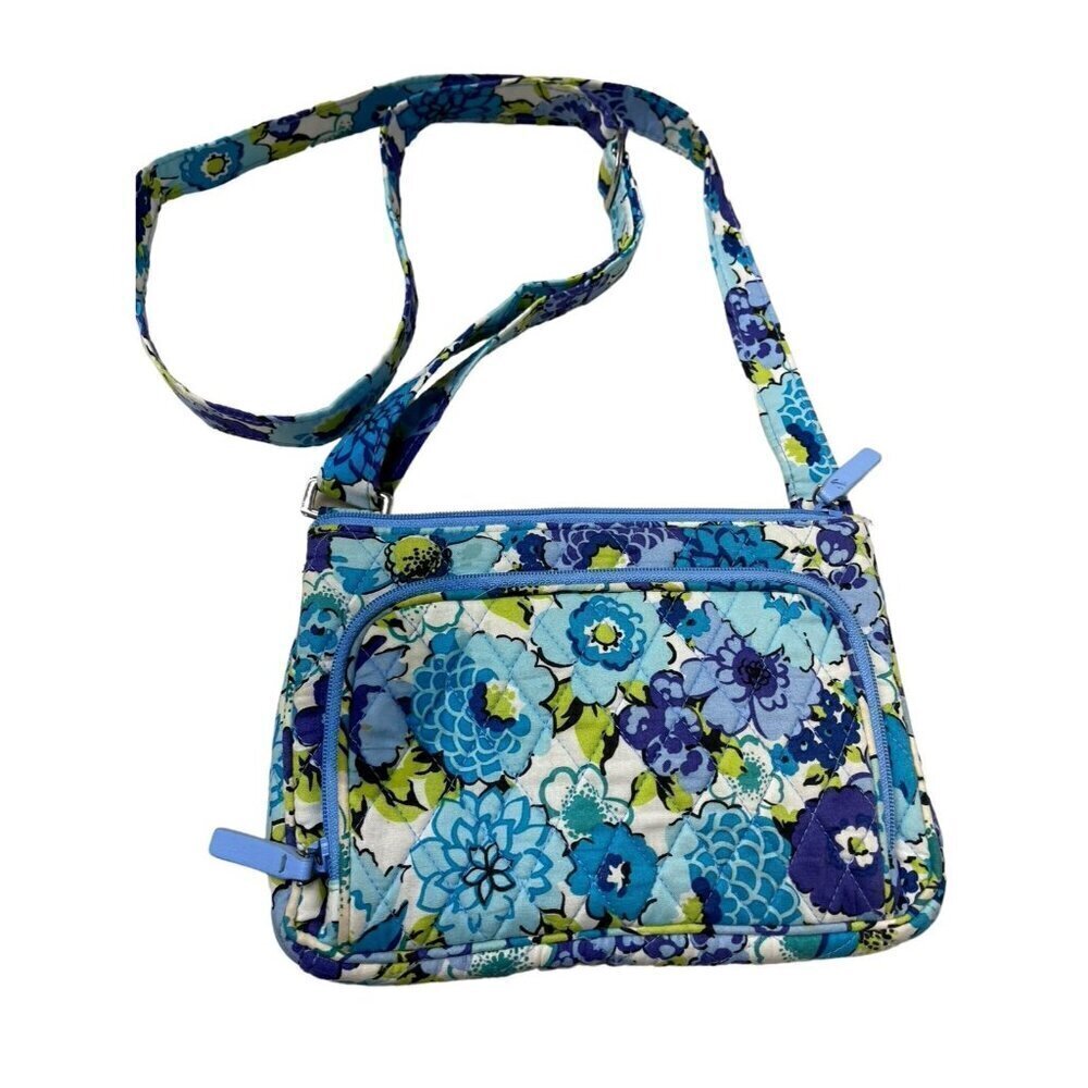 Vera Bradley Mini Andi Crossbody Blueberry Blooms Bag